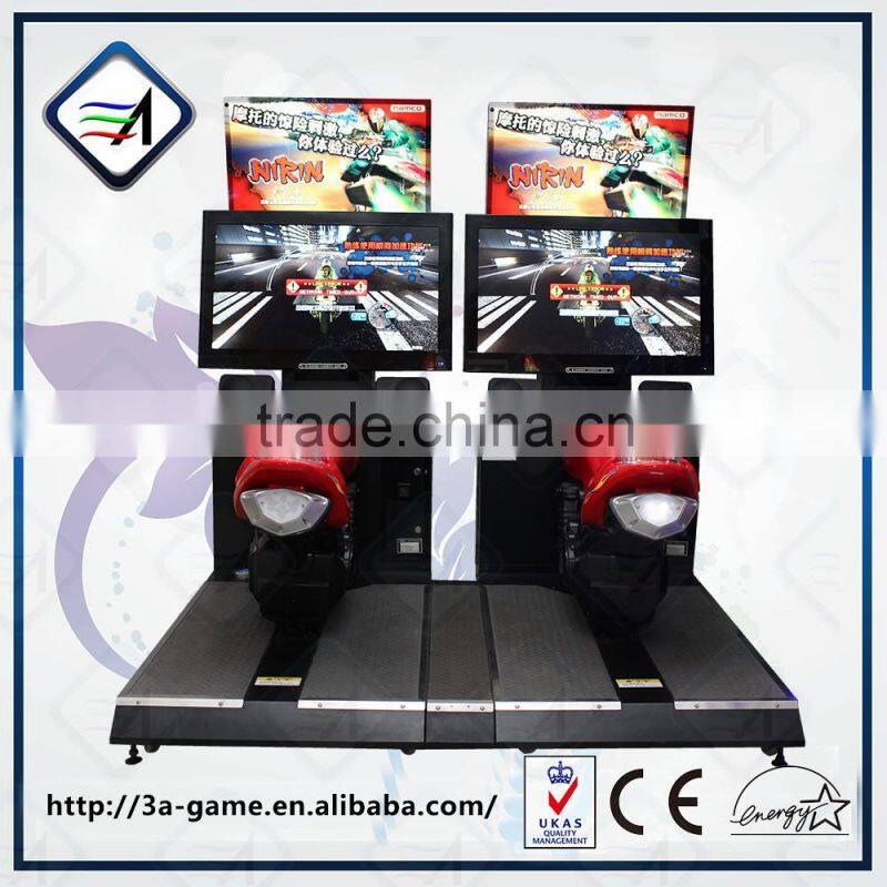 NIRIN Adversity 42'' LCD Motor Bike Racing Games Machine Video Simulator For Double Players