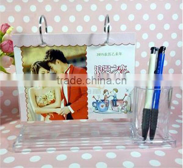 Beautiful acrylic calender stand (sunyu) manufactuing