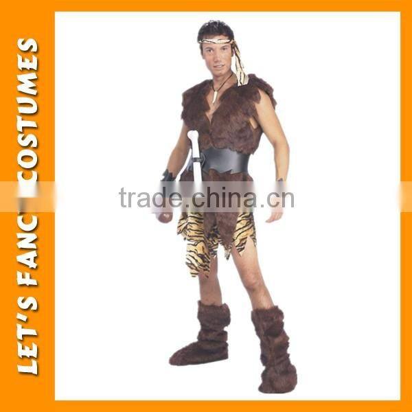 New Caveman Fancy Dress halloween Costume PGMC0940