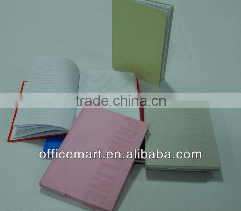 A6 hard cover notebook with UV