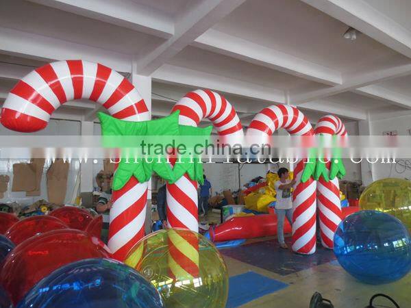 inflatable Santa Claus's crutches/ inflatable walking stick