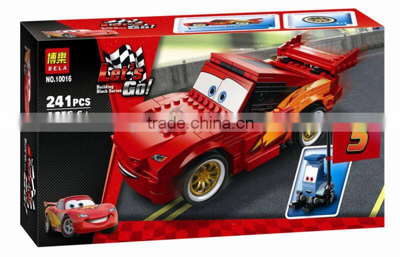 Hot and New Funny Toys DIY city school bus building blocks