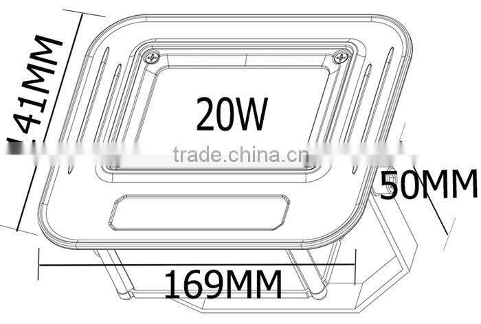 high Quality High Output 20w Led Flood light With CE,Rohs Approval