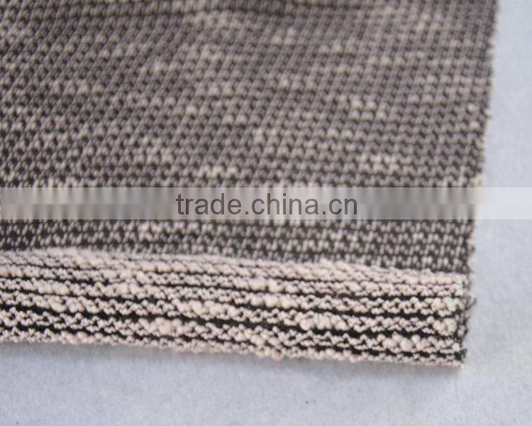 Jiufan Textile Knitting Sweater Material Dyed 100% Polyester Fancy Fabric