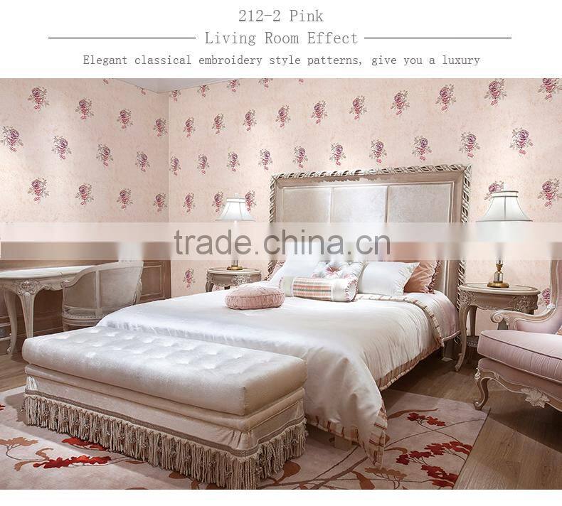 polyester non-woven compound room wallpaper 3d brick wallpaper stereoscopic wallpaper