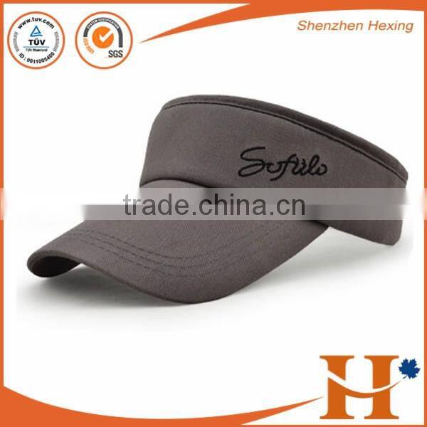 Custom high quality promotion visor cap transparent with competitive price