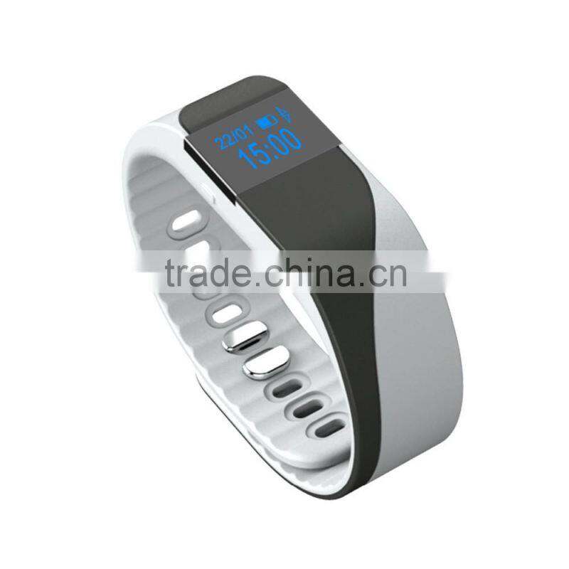 2016 hot sell heart rate smart wrist support Android 4.4 above and other IOS7.1 or above iphone