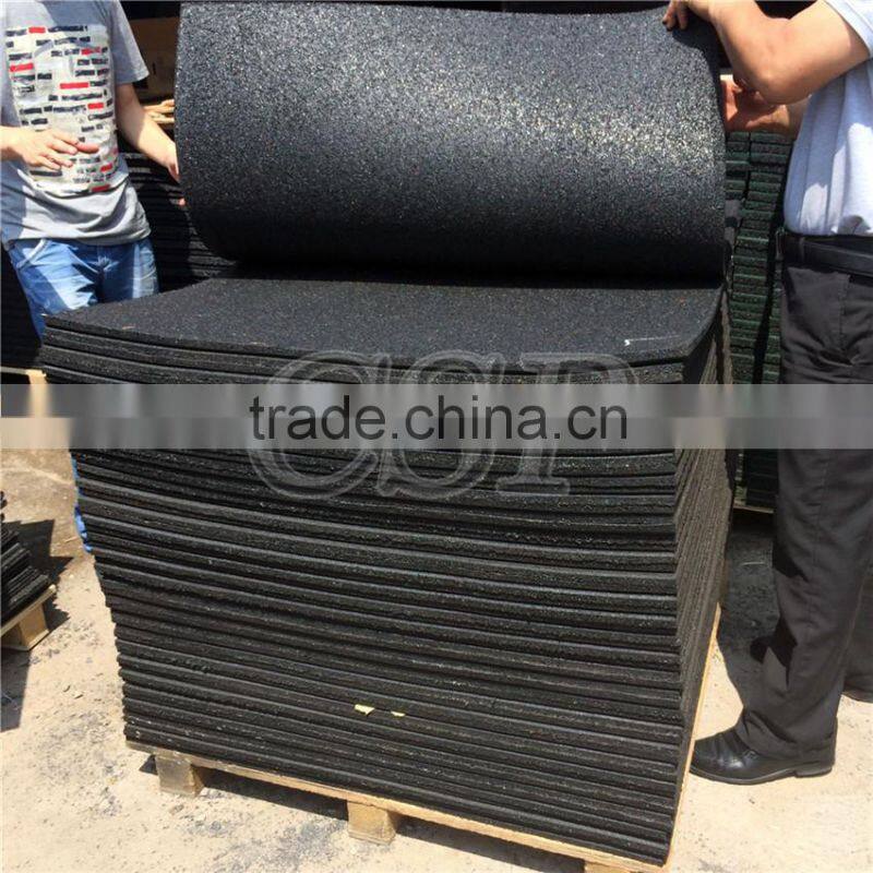 High quality lowest price black rubber basketball flooring prices