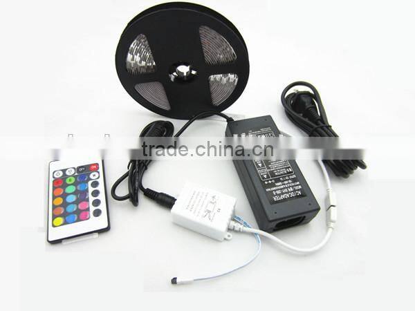 RF Wireless/IR Controller Flex RGB LED Light Strip, Color Changing RGB LED Strip Light Kit with Blister Packing CE &RoHS