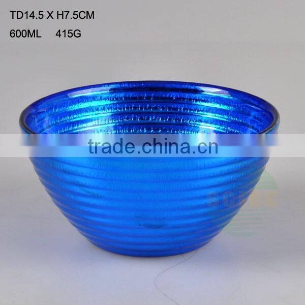 wholesale decorative glass salad bowl
