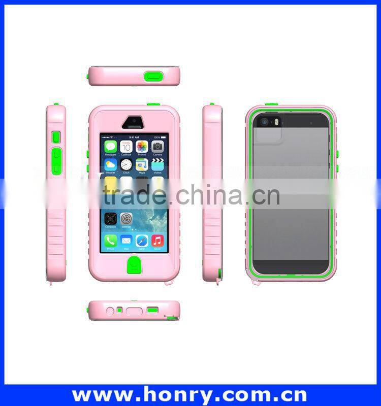 Latest colorful waterproof case with keybord for iphone 4, waterproof phone case