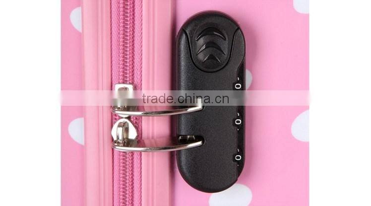 abs 4wheel trolley bag travel cabin size luggage abs pc trolley bag