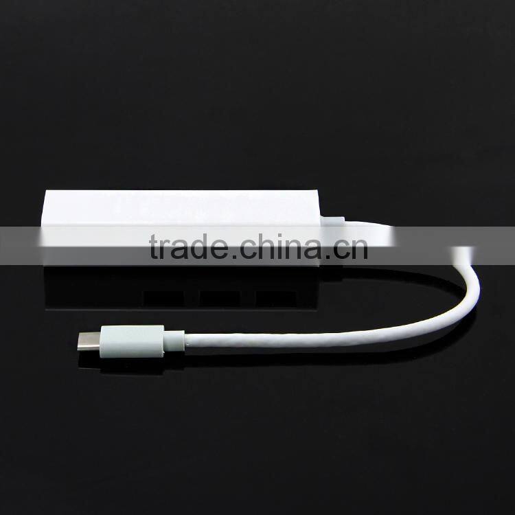 USB 3.1 Type C Rj45 3 Ports USB 3.0 HUB