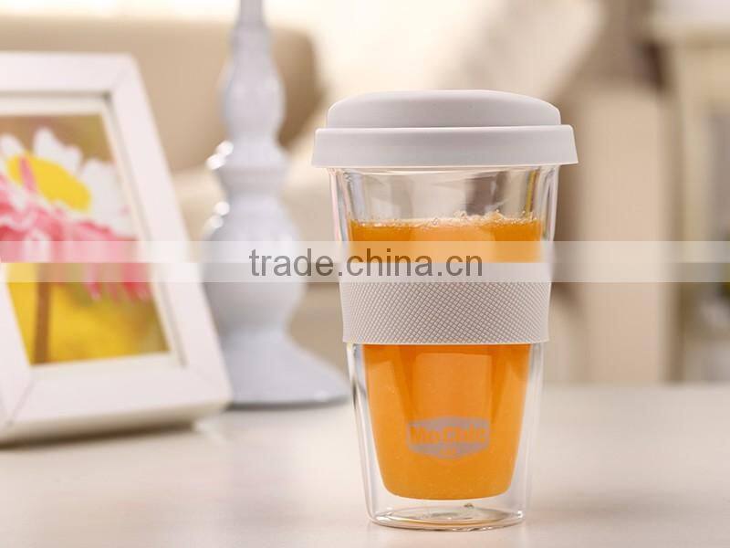 Mochic 350ML Printed Glass personalized Glass Water Bottle for Sale