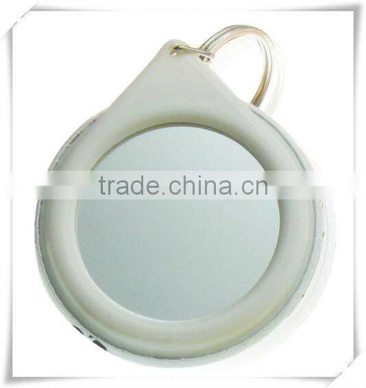 *cosmetics mirror compact mirror key chain with custom colors