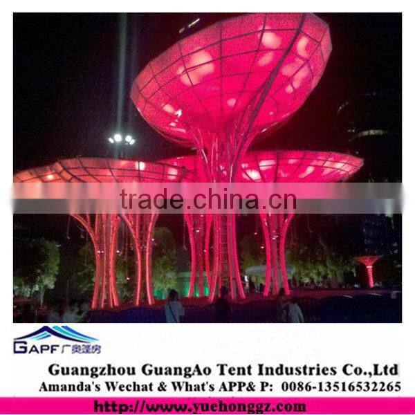 Cheap High quality durable steel structure terrace tent