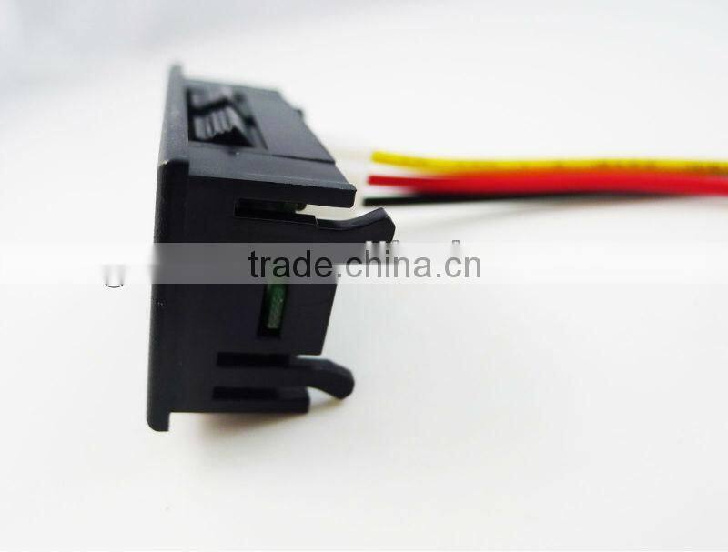 DC 4.5-30V 10A Volt Amp double Voltmeter and Ammeter blue red led Voltage Current Meter