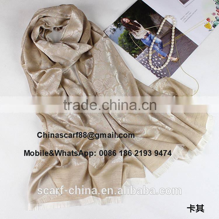 Women cashmere silk scarf