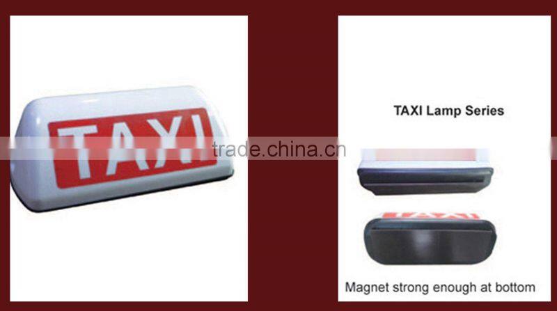 taxi roof lamp/taxi sign top ad carrier