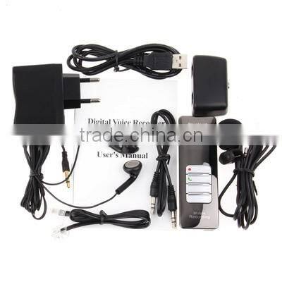 Mobile Bluetooth recording Mobile Phone Answering & Redialing Telephone recording 4GB Bluetooth Digital Voice Recorder