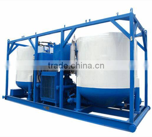 Double Tank Manual Batch Mixing skid