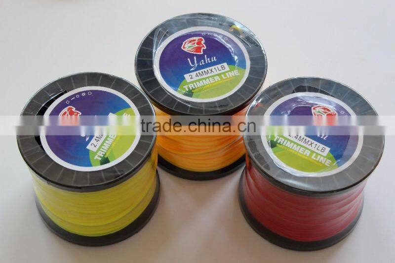 2% discount grass brush cutter colorful Nylon trimmer line