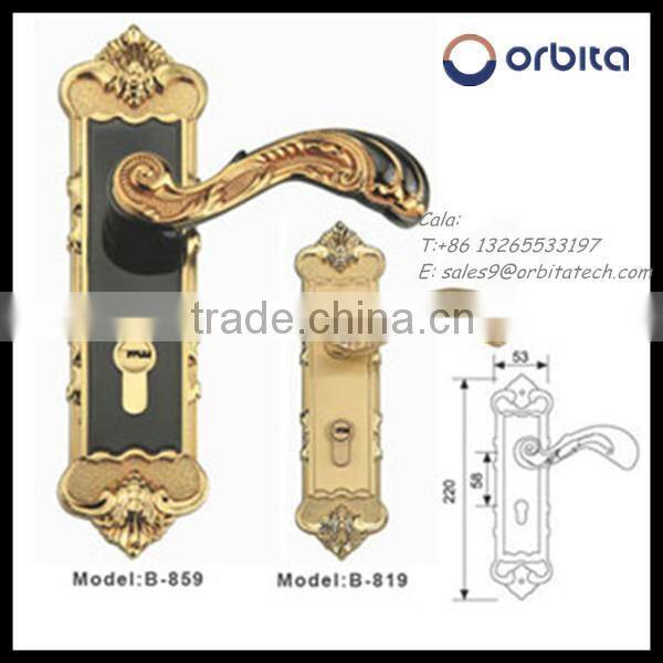 2015 New Product hotel bathroom door lock , stainless steel door lock