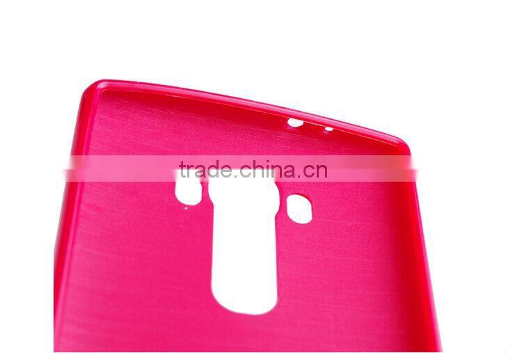 New arrival Candy color glossy tpu case for LG G4