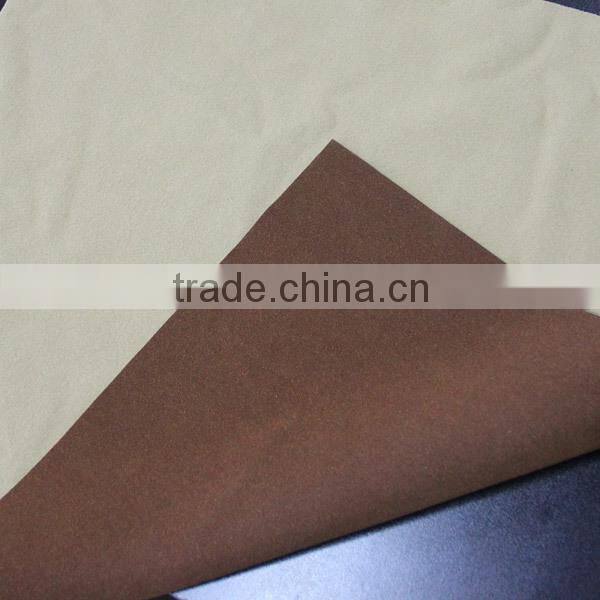 Flocking leather cow leather shoes material from WenZhou factory