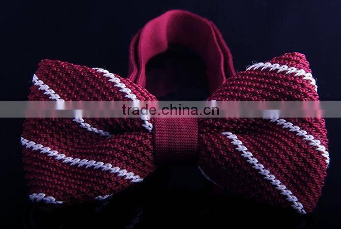 2016 hot sale knitted bow tie