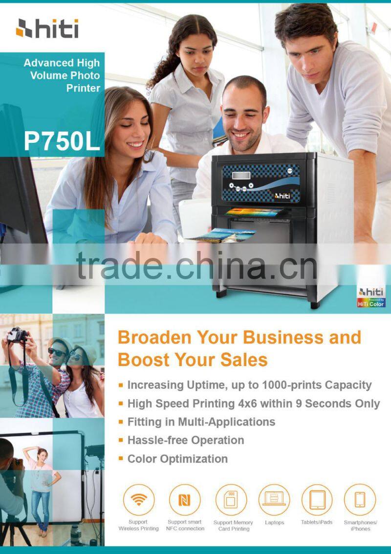 High Quality Photo Printer Dye Sublimation Hiti Thermal Photo printer P750L