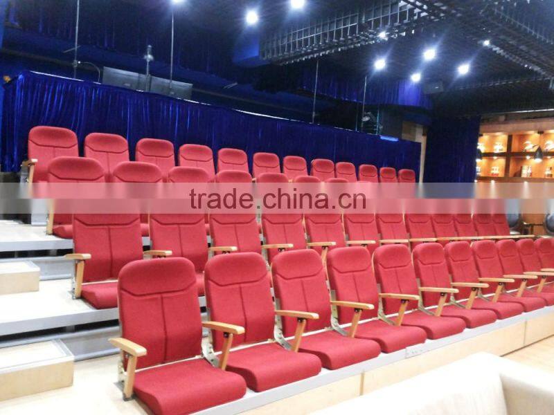 Celebration safety retractasble seating flex grandstand aluminum guide rail