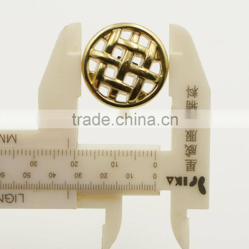 plating abs shank button with golden effective