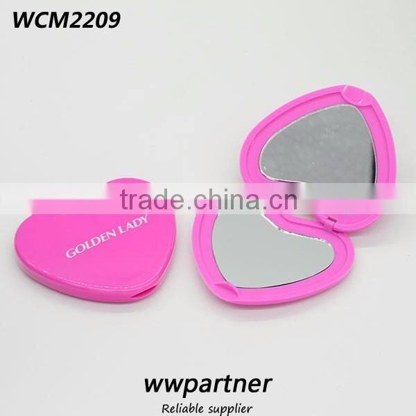 Heart shaped wedding gift hand mirror