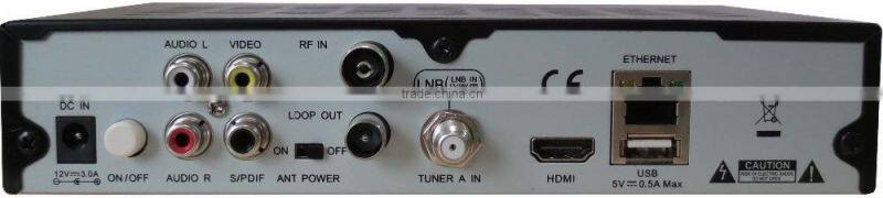 Genuine Zgemma H.2H dvb-s2+dvb-t2/c receiver linux tv box