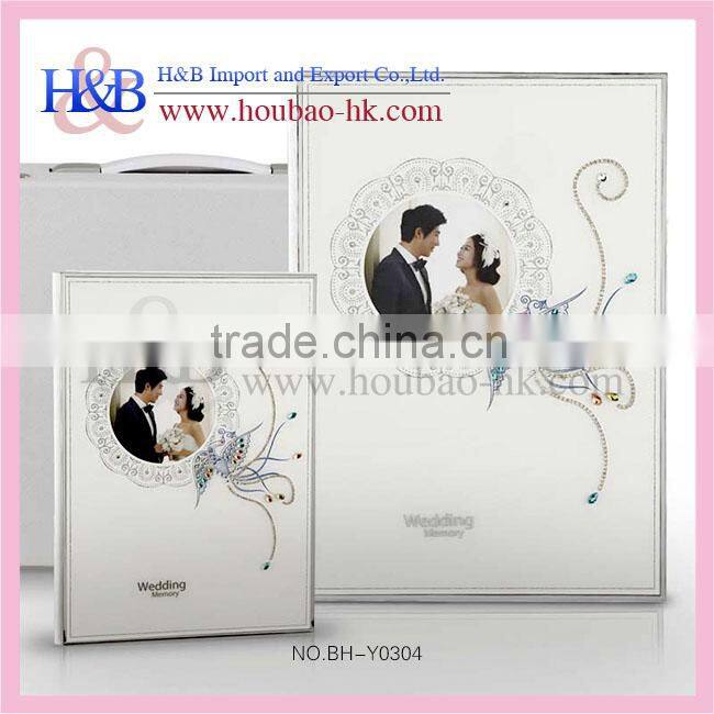 Wholesale Wedding Ring A4 Acrylic Wedding Photo Album Cover