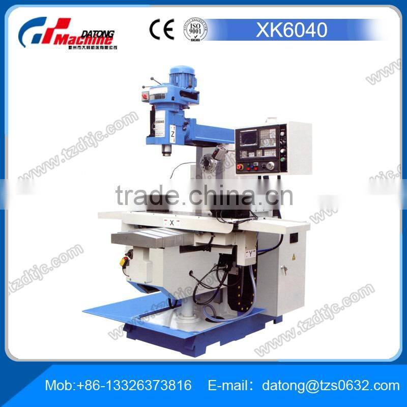 CNC Milling Machine XK6040 with Vertical-Horizontal Function