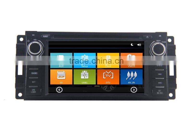 6 inch double din car stereo For JEEP chrysler dodge commander caliber cherokee
