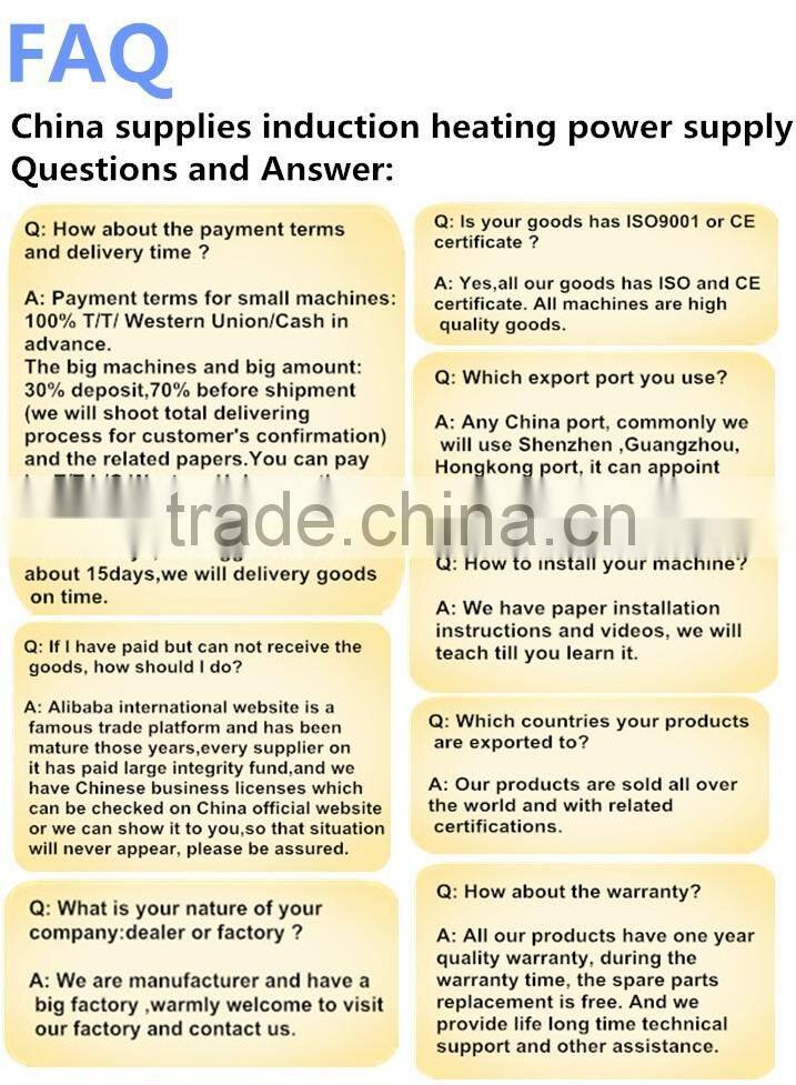 China Machine Manufacturer Ultra-high Frequency Electric Brazing Induction Heating (JLCG-3)