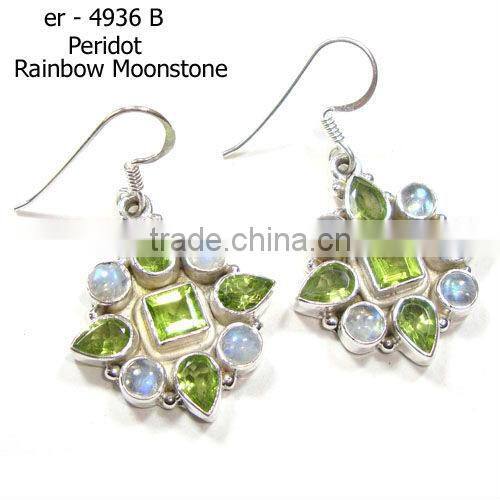 Natural gemstones 925 sterling silver black onyx citrine jewellery