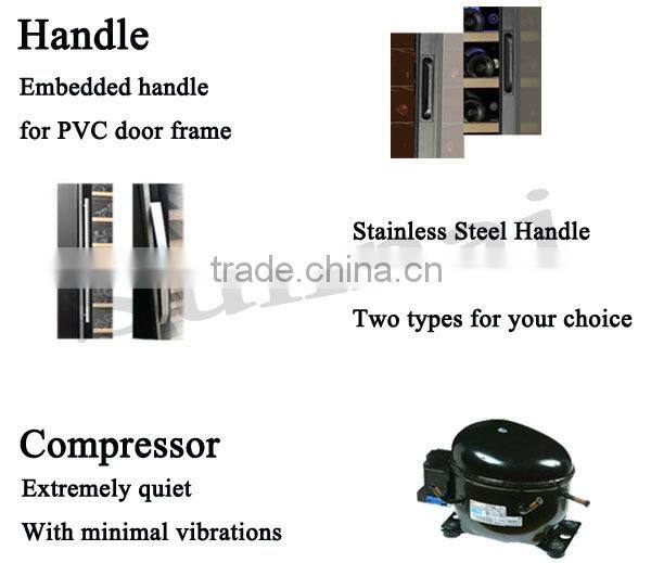 43 Bottles Single Zone Compressor Wine refrigerator with CE CB Rohs ETL