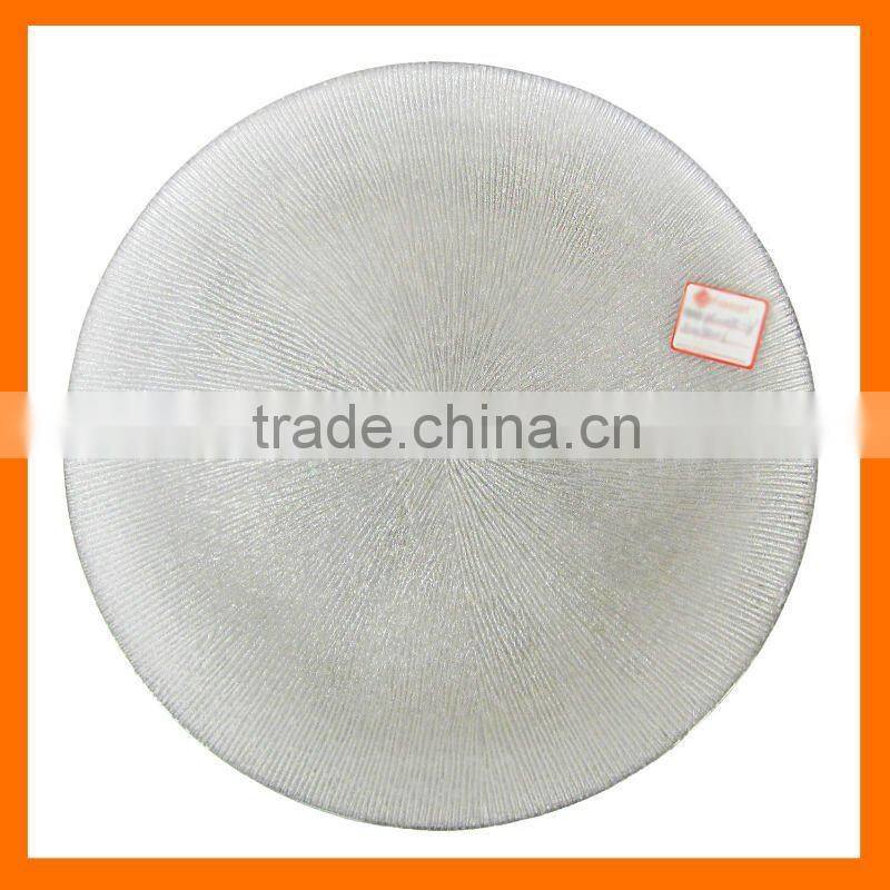 Glass plates whole sales,large glass under plates