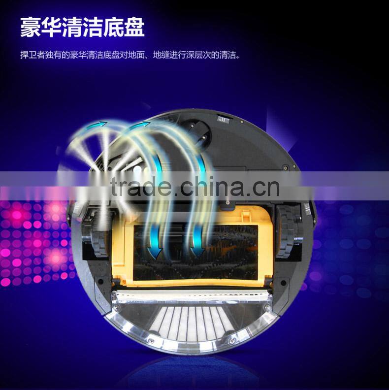 Hot!!! Newest smart self-rechargeable robot vacuum cleaner,Anti-fall,remote controller,recharge station KRV209