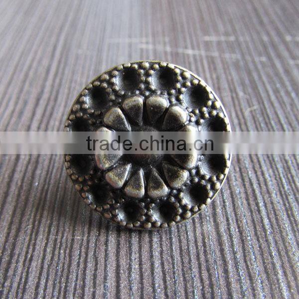 europe antique copper color metal jeans button