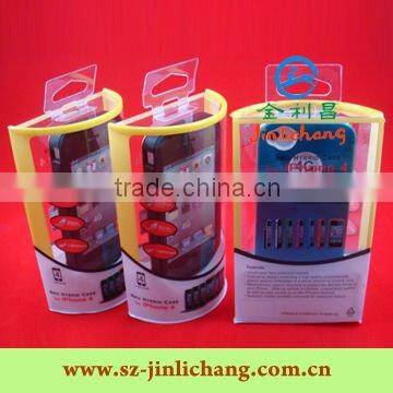 Plastic Half cylinder packaging for Phone Case