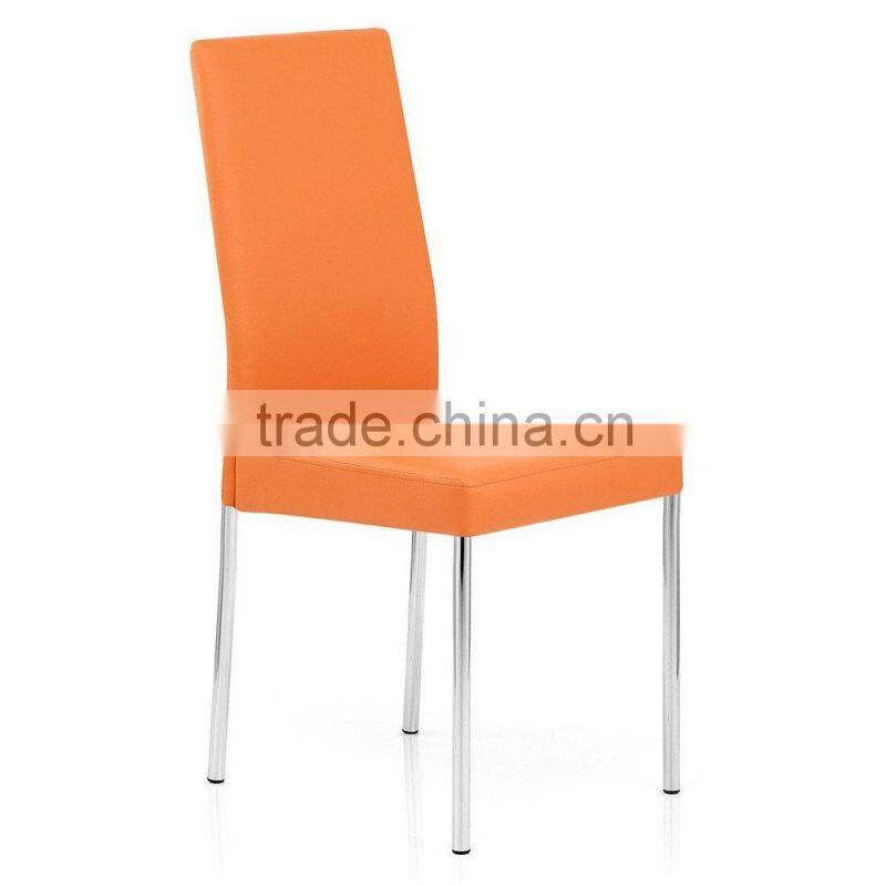 Fancy Dining Orange Chair