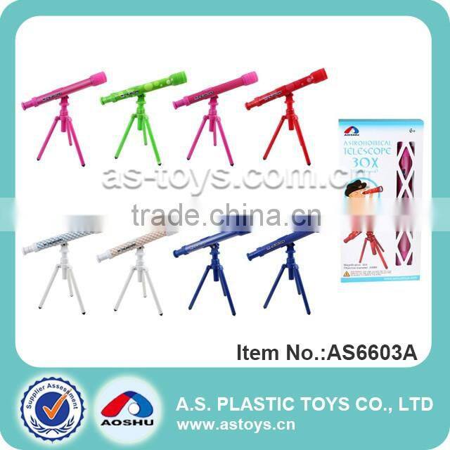 3*25 plastic mini baby telescope with kaleidoscope