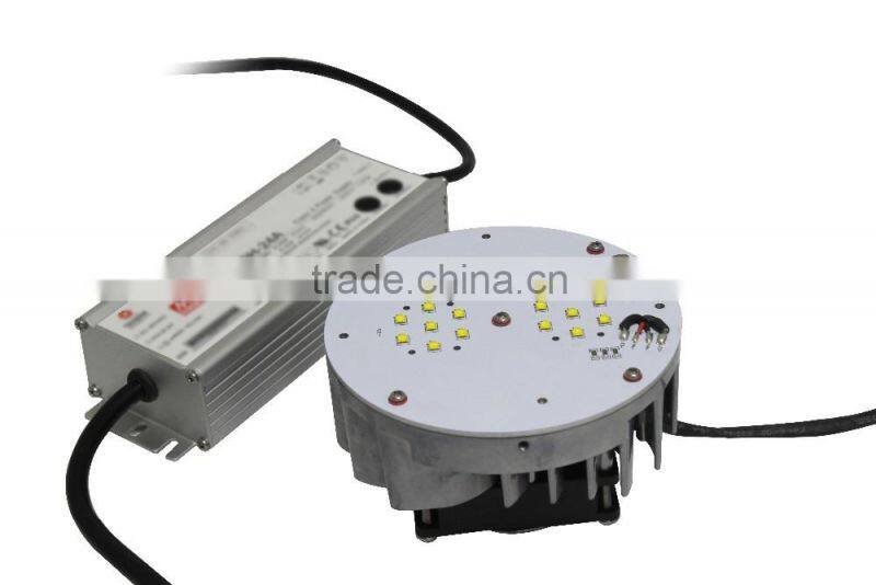 High brightness 35w 120 degree view angel round led retrofit kit with UL cUL DLC list for shoebox fixture