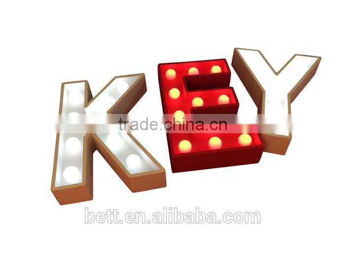 marquee letter lights WPC material letter light