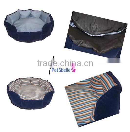 Round colorful product soft dog bed